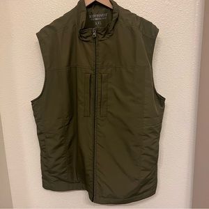 SCOTTeVEST Scott E Vest XXL RFID Travel Vest Green Men’s